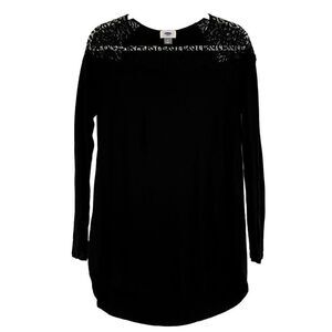 Old Navy Tulip Hem Slide Slits Lace Top Medium